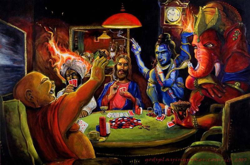 gods-playing-poker